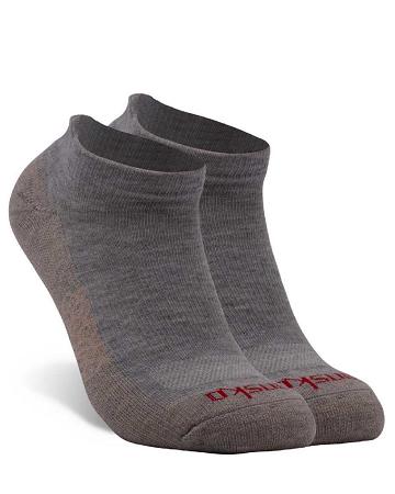 Chaussettes Dansko Monotone Low Tab Femme Argent Grise | FR 514XYU